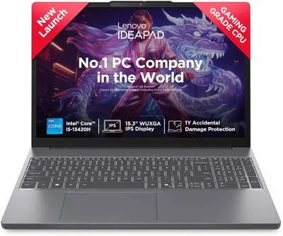 Lenovo IdeaPad Slim 3 WUXGA IPS with 1Yr ADP Intel Core i5 13th Gen 13420H - (16 GB/512 GB SSD/Windows 11 Home) 15IRH10 Thin and Light Laptop