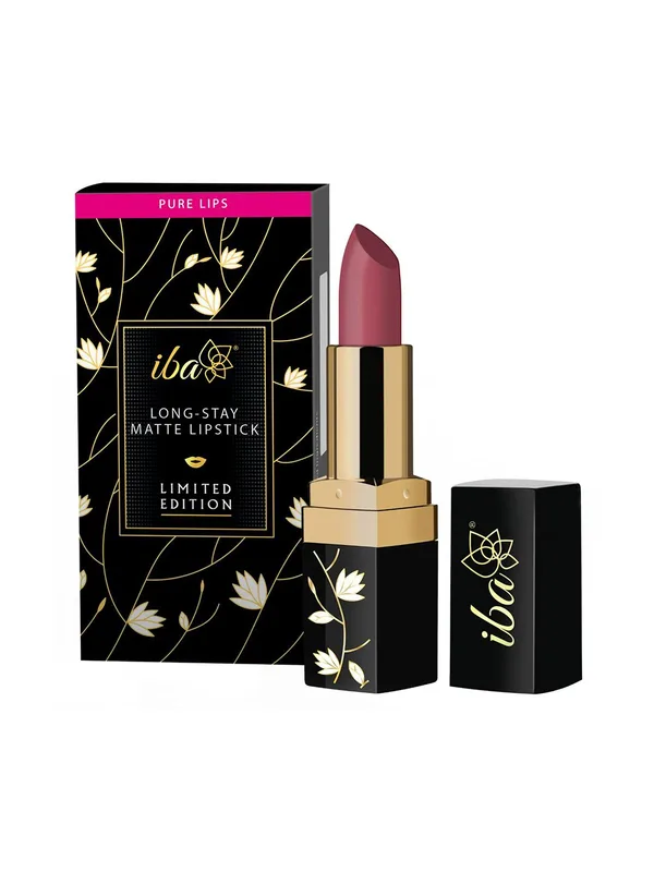 Iba Long Stay Matte Lipstick - 4g - Turkish Rose L02