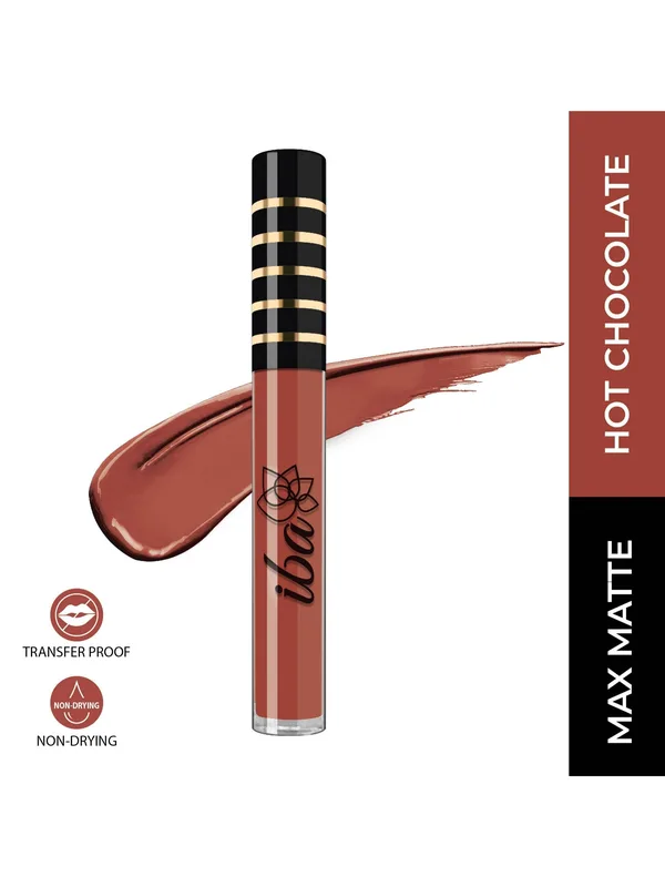 Iba Maxx Matte Long Lasting & Transfer-Proof Liquid Lipstick 2.6 ml - Hot Chocolate