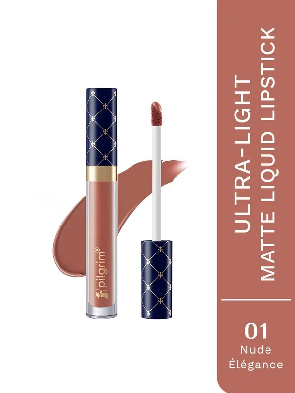 Pilgrim Oh So Crme! Ultra Light Matte Liquid Lipstick- 3.5 ml- Nude lgance-01