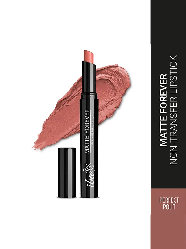 Iba Matte Forever Non-Transfer Lipstick- 2g - Perfect Pout 03