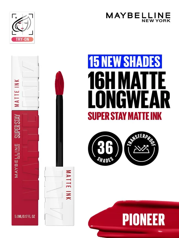 Maybelline New York Super Stay Matte Ink Liquid Lipstick 5 ml - Pioneer 20