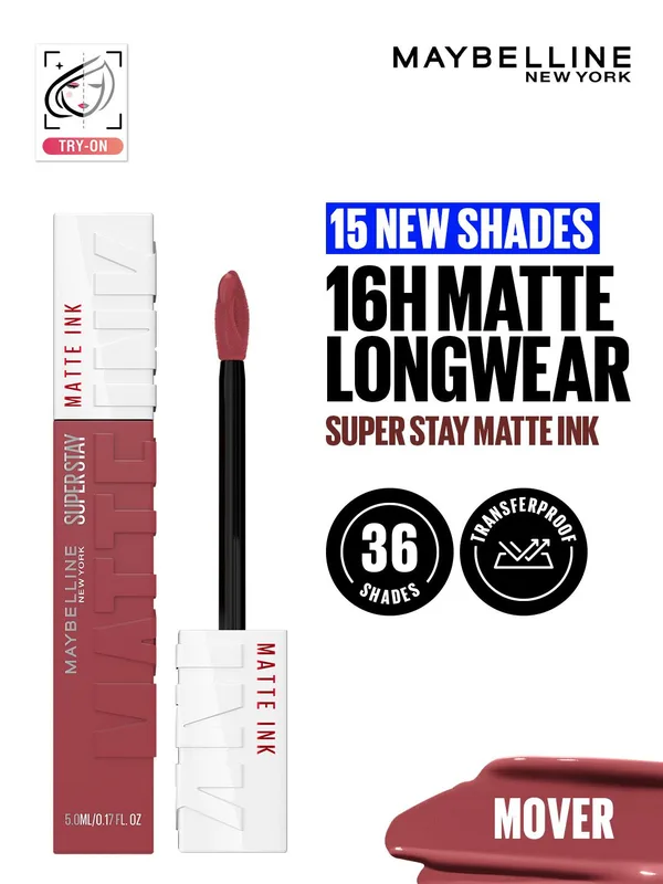 Maybelline New York Superstay Matte Ink Matte Liquid Lipstick 5ml - Mover