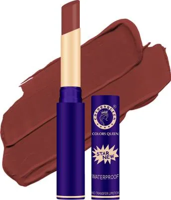COLORS QUEEN Non Transfer Matte Lipstick ( Brown )