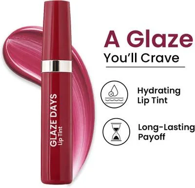 SWISS BEAUTY Glaze Days Lip Tint | Lightweight Long Lasting Natural Tint