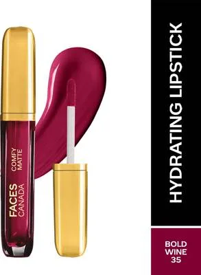 FACES CANADA Comfy Matte Liquid Lipstick | 10HR Stay | No Dryness