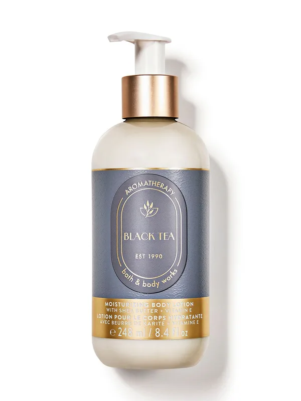Bath & Body Works Black Tea Body Lotion with Shea Butter & Vitamin E - 248 ml