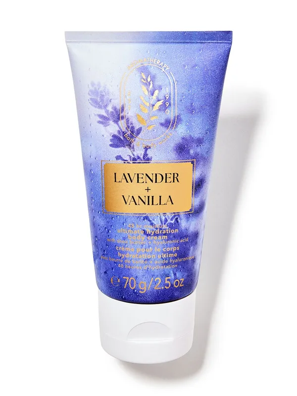 Bath & Body Works Lavender Vanilla Travel Size Ultimate Hydration Body Cream - 70 g