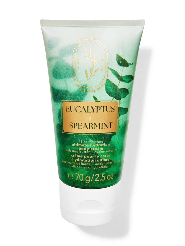 Bath & Body Works Eucalyptus Spearmint Travel Size Ultimate Hydration Body Cream - 70 g