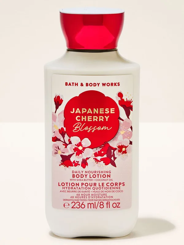 Bath & Body Works Japanese Cherry Blossom Body Lotion with Shea Butter & Coconut Oil 236ml