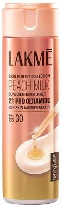 Lakmé Peach Ceramide Moisturizer with SPF 30| For Dry, Normal & Sensitive Skin