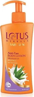 LOTUS HERBALS Safe Sun Anti Tan Body Lotion SPF 25 PA+++_250ml
