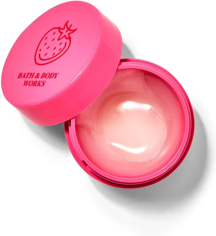 Bath and Body Works Strawberry Pound Cake Lip Mask | 15 g / 0.5 oz | Lip Mask| Sweet Fragrance | For Men & Women