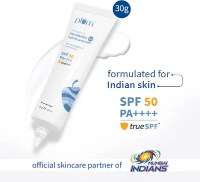 Plum Sunscreen - SPF 50 PA++++ 2% Niacinamide & Rice Water sunscreen In-vivo & in-vitro tested