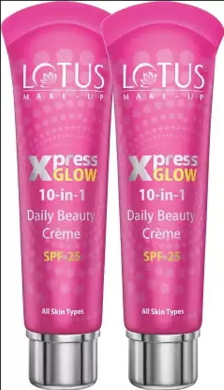 LOTUS MakeUp Xpress Glow 10 in 1 Daily Beauty Cream 30g* 2 (Pack of 2)