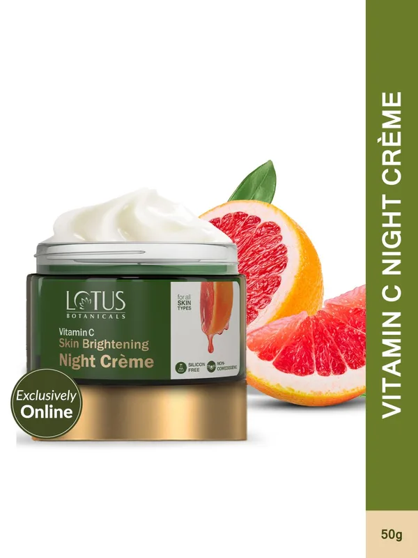 Lotus Botanicals Vitamin C Skin Brightening Night Creme 50 g