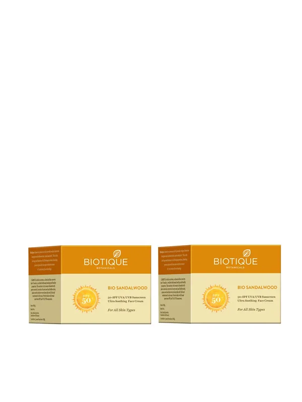 Biotique Soothing Sunscreen Cream SPF 50+ Duo