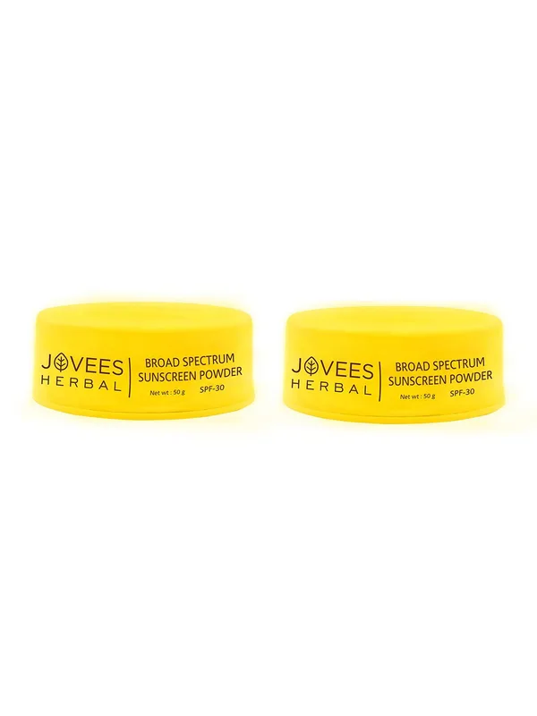 Jovees Set Of 2 Broad Spectrum Sunscreen Powder With SPF 30 Prevents Sunburns 50gm Each