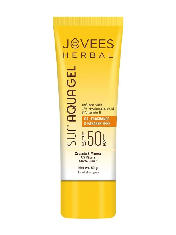 Jovees Herbal Sun Aqua Gel SPF 50 PA+++ With Vitamin E - 50 g