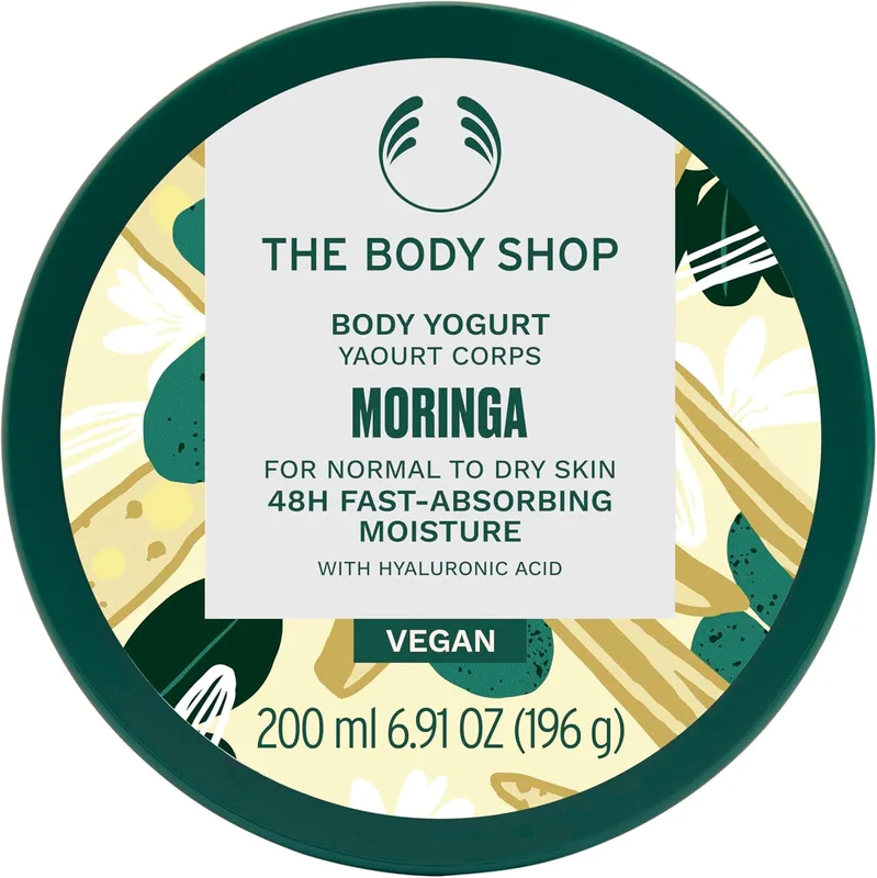 The Body Shop Moringa Vegan Body Yogurt For Normal to Dry Skin 200ml