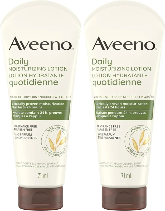 Aveeno Daily Moisturising Lotion, 71 ml (Pack of 2)