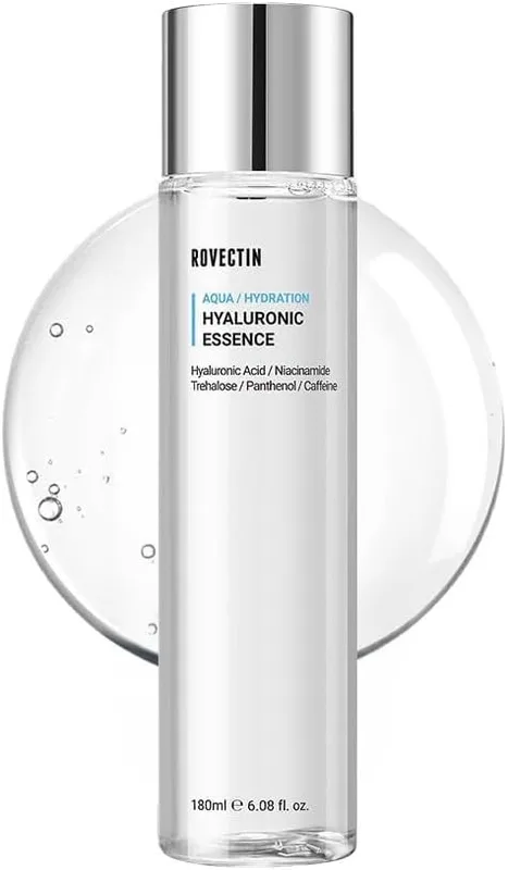 ROVECTIN Aqua Hyaluronic Essence (Activating Treatment Lotion) | Hydrating Skin Care | Lightweight Formula | Ideal for Dry & Normal Skin | Enhances Skin Hydration & Softness | 150ml