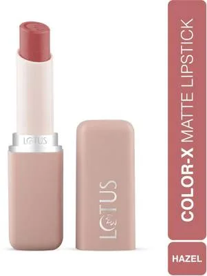 LOTUS MAKE - UP Color X Matte Lipstick Hazel-26, Long-Lasting, Bold , Highly Pigmented