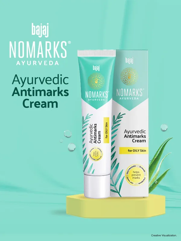 BAJAJ CONSUMER CARE Nomarks Ayurvedic Antimarks Cream for Oily Skin - 25 g