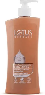 LOTUS HERBALS Glow Rush Moisturising Body Lotion Helps Brighten & Fade Pigmentation 400ml
