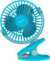 BAJAJ Mini USB Rechargeable Multi Clip | Silent Operation | High Speed | Premium with 12 Months Warranty Silent Operation 110 mm Table Fan