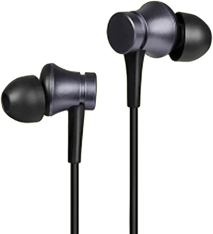 XIAOMI Wired in-Ear Earphones with Mic, Ultra Deep Bass & Metal Sound Chamber (Black)