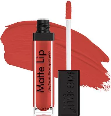 SWISS BEAUTY Ultra Smooth Matte Liquid Lipstick | Weightless | Silky Matte Finish