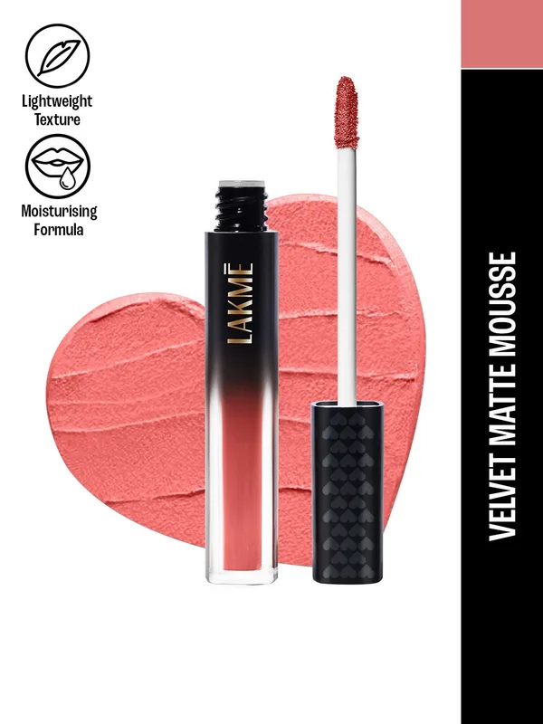 Lakme Xtraordin-airy Velvet Matte Lip Mousse With Cocoa Butter 4.6g - Nude Naturalle 303