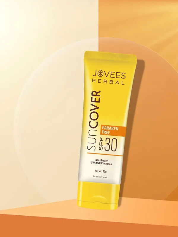 Jovees Herbal Sandalwood Natural Sun Cover With SPF 30 - 50 g