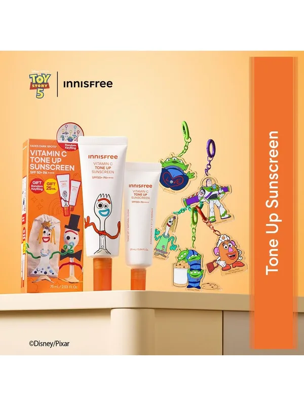 Innisfree Vitamin C Sunscreen - 50ml + 25ml + Free Keychain