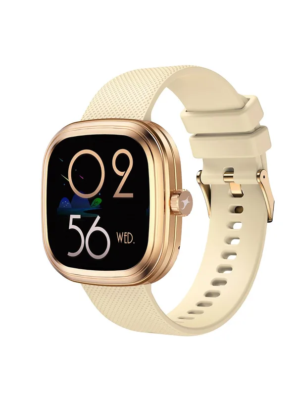 Fastrack Women Ryz 1.72 Super Ultra VU Display Smartwatch - Light Beige