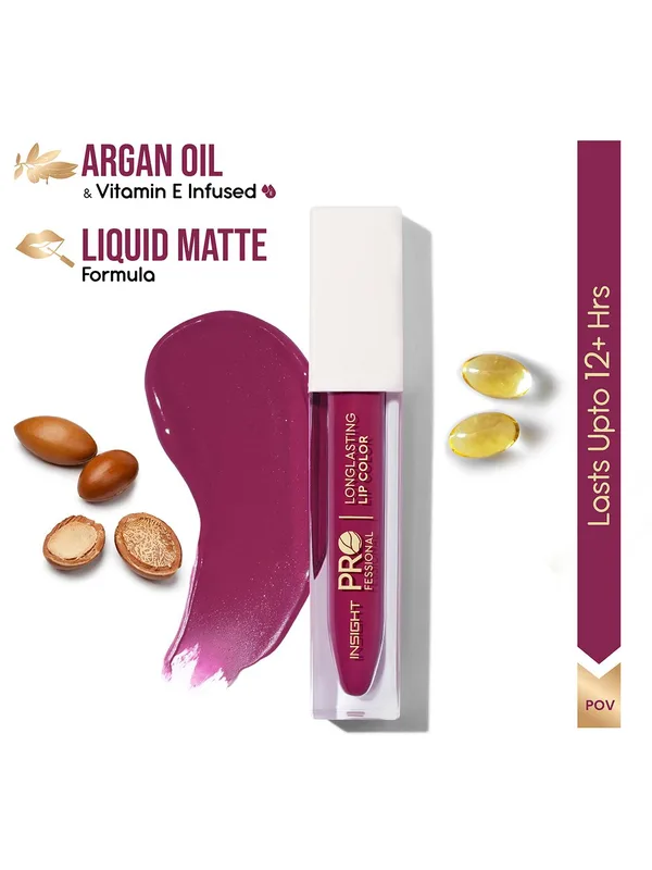 Insight Cosmetics Professional Longlasting Liquid Matte Lip Color - Pov