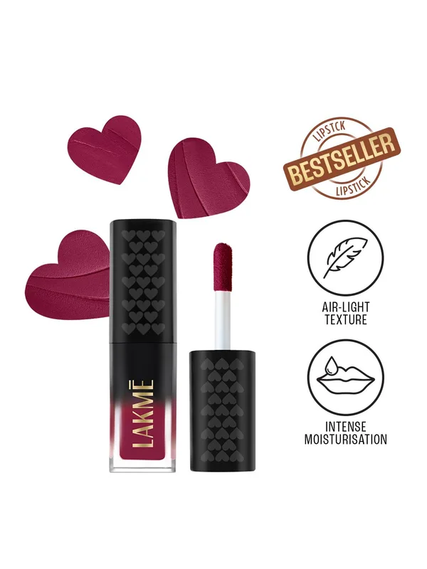 Lakme Xtraordin-airy Lip Mousse Mini With Velvet Matte Finish 1.8g - Mauve Mischief