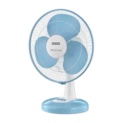 USHA Mist Air Flo with 2 Year Warranty High Air Delivery, Anti Rust, Energy Saving 400 mm Table Fan