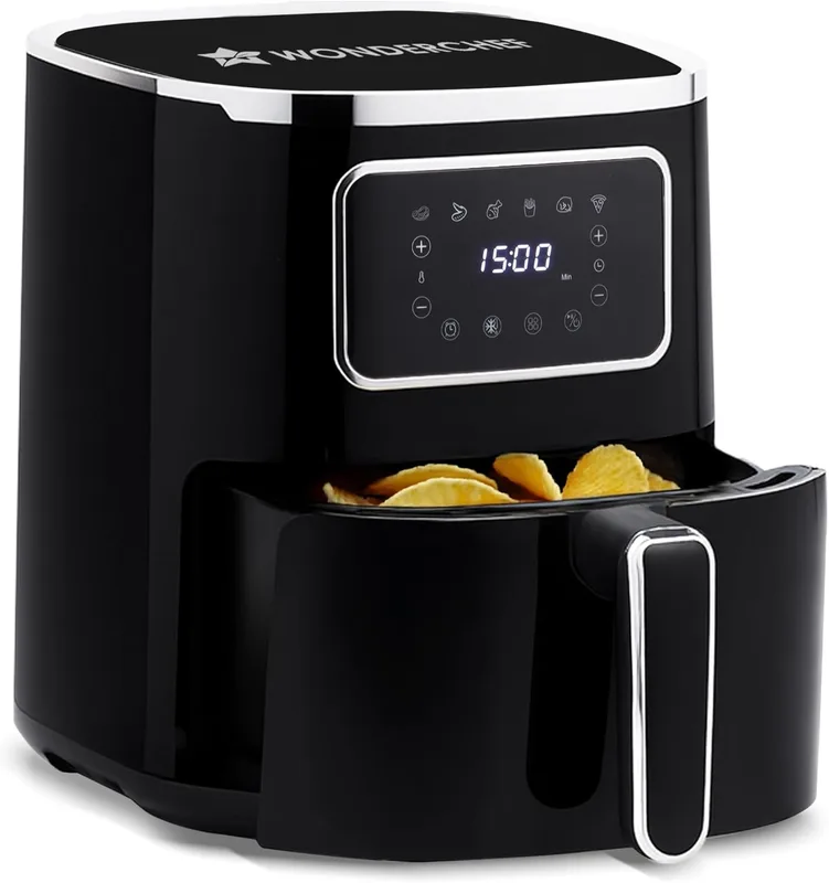 Wonderchef Platinum Air Fryer| Digital| Rapid Air Technology| Temperature and Time Control| Digital Interface| 5 Liters| 2 Year Warranty