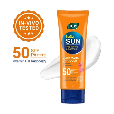 Joy Sunscreen - SPF 50 PA++++ Ultra Matte Dry Touch Sunscreen For Oily Skin