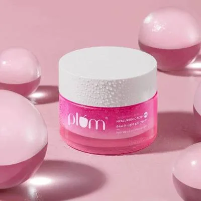 Plum 1% Hyaluronic Acid Dew It Light Gel Moisturizer | Oil-free, lasting hydration