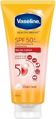 Vaseline Sunscreen - SPF 50+ PA++++ SPF50+ PA++++ Daily Protection & Brightening Serum Sunscreen (BIG SIZE)