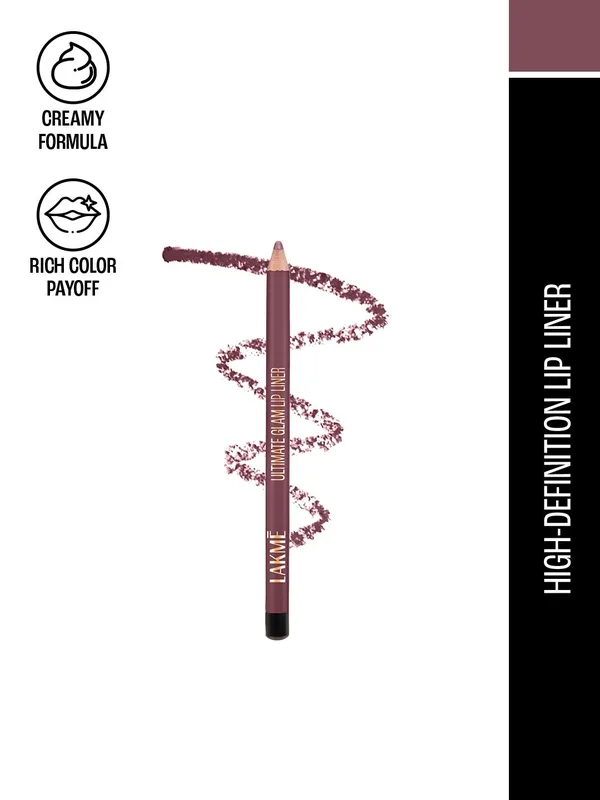 Lakme Perfect Definition Lip Liner Pencil - Black Currant