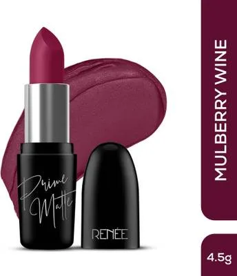 Renee Prime Matte Lipstick - Lightweight, Long-Lasting, Non-Drying, with Vitamin E