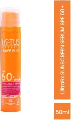 LOTUS HERBALS Sunscreen - SPF 60 PA++++ Safesun UltraRX Sunscreen Serum