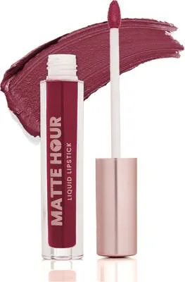 SWISS BEAUTY Matte Hour Liquid Lipstick | Non Transfer | Waterproof | 10H Long Wear