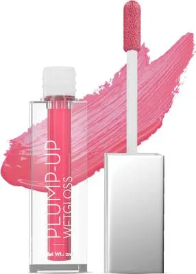 SWISS BEAUTY Plump-Up Wet Lip Gloss | High Shine | Non Sticky | Hydrating | Glossy Finish