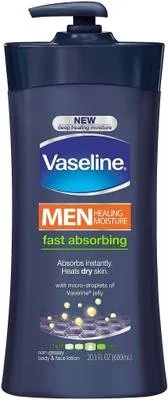 Vaseline Men Fast Absorbing Body Lotion (Made in USA)