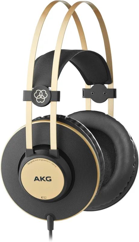 AKG K92 Closed Back Over Ear Headphones,Wired,Black